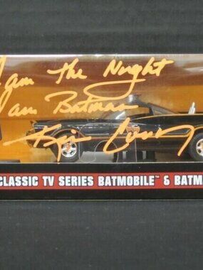 Kevin Conroy signed Jada - Classic TV Series Batmobile & Batman Figure w/COA